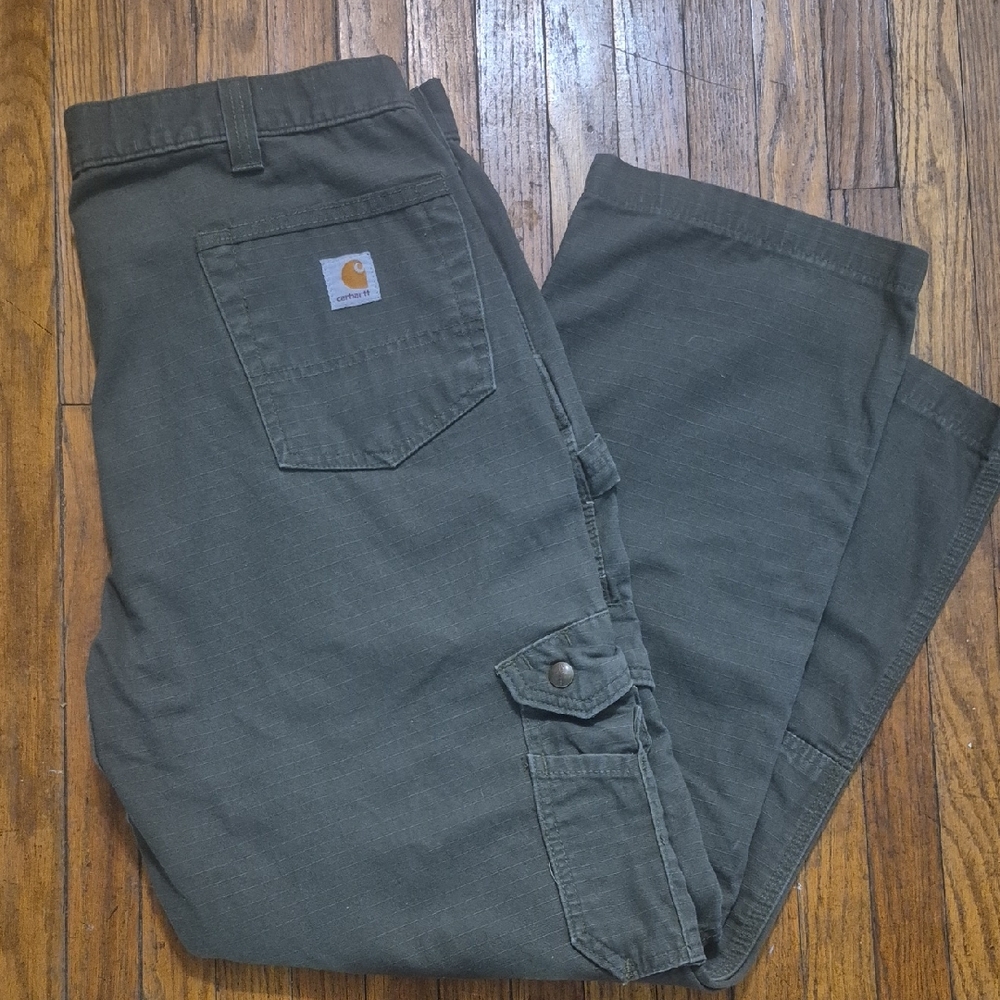 Carhartt Men's Olive Cargo Pants